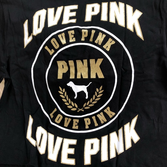 Victoria Secret pink lace up bling top - Picture 3 of 3